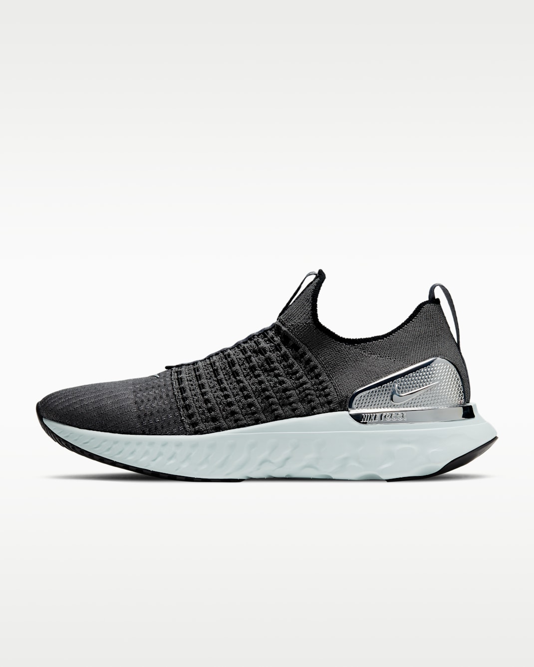 Nike Phantom Run 2 男款路跑鞋 - Iron Grey/黑色/Particle Grey/Metallic Silver