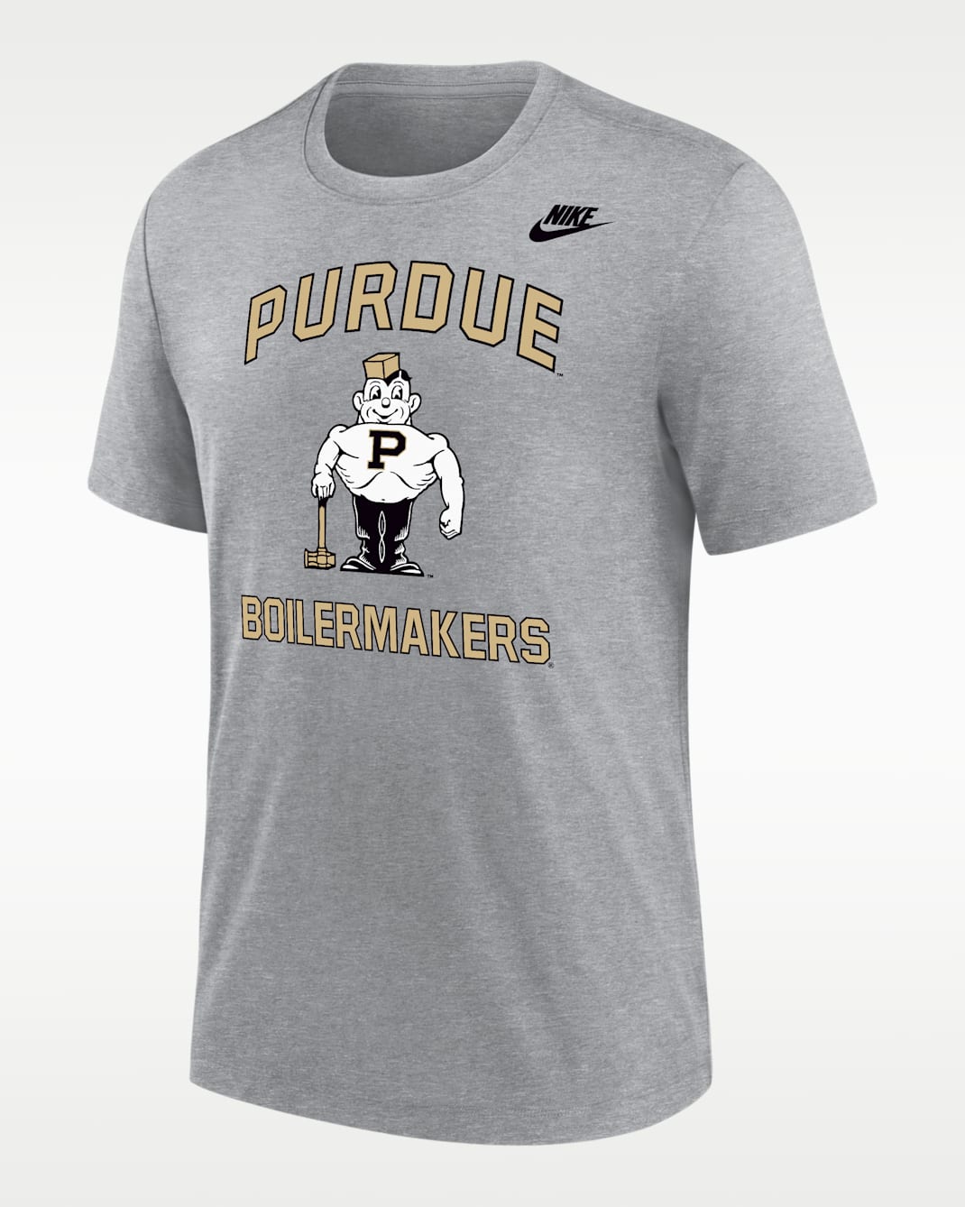 Purdue Boilermakers Men's Nike Football Tri-Blend T-Shirt