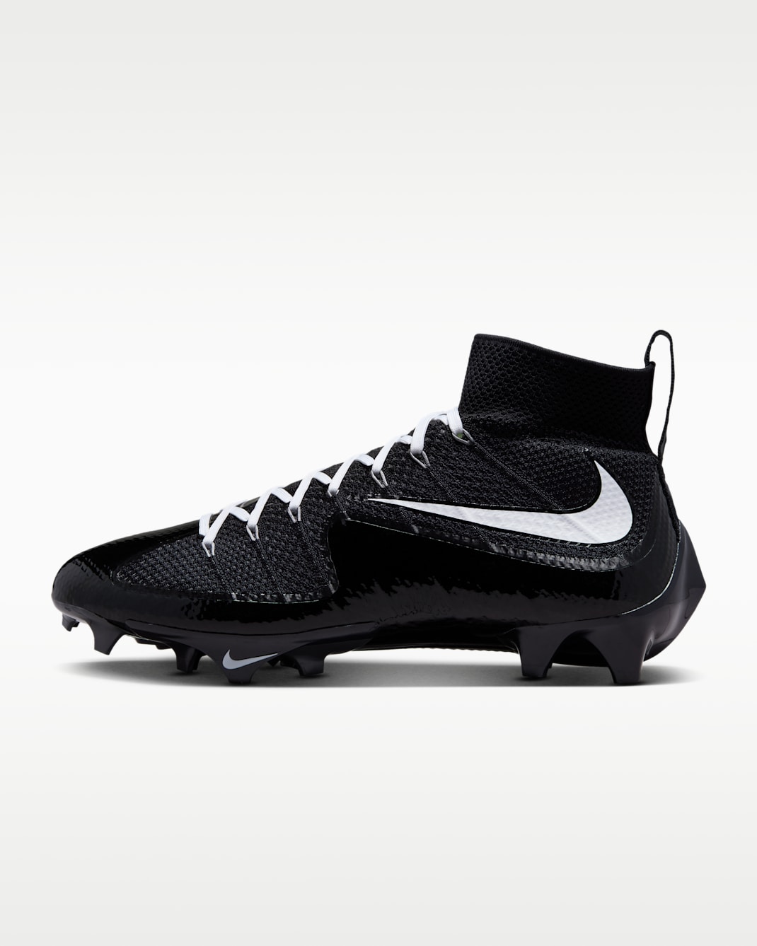 Tacos de fútbol americano para hombre Nike Vapor Edge 360 "Untouchable" - Negro/Negro/Volt/Blanco