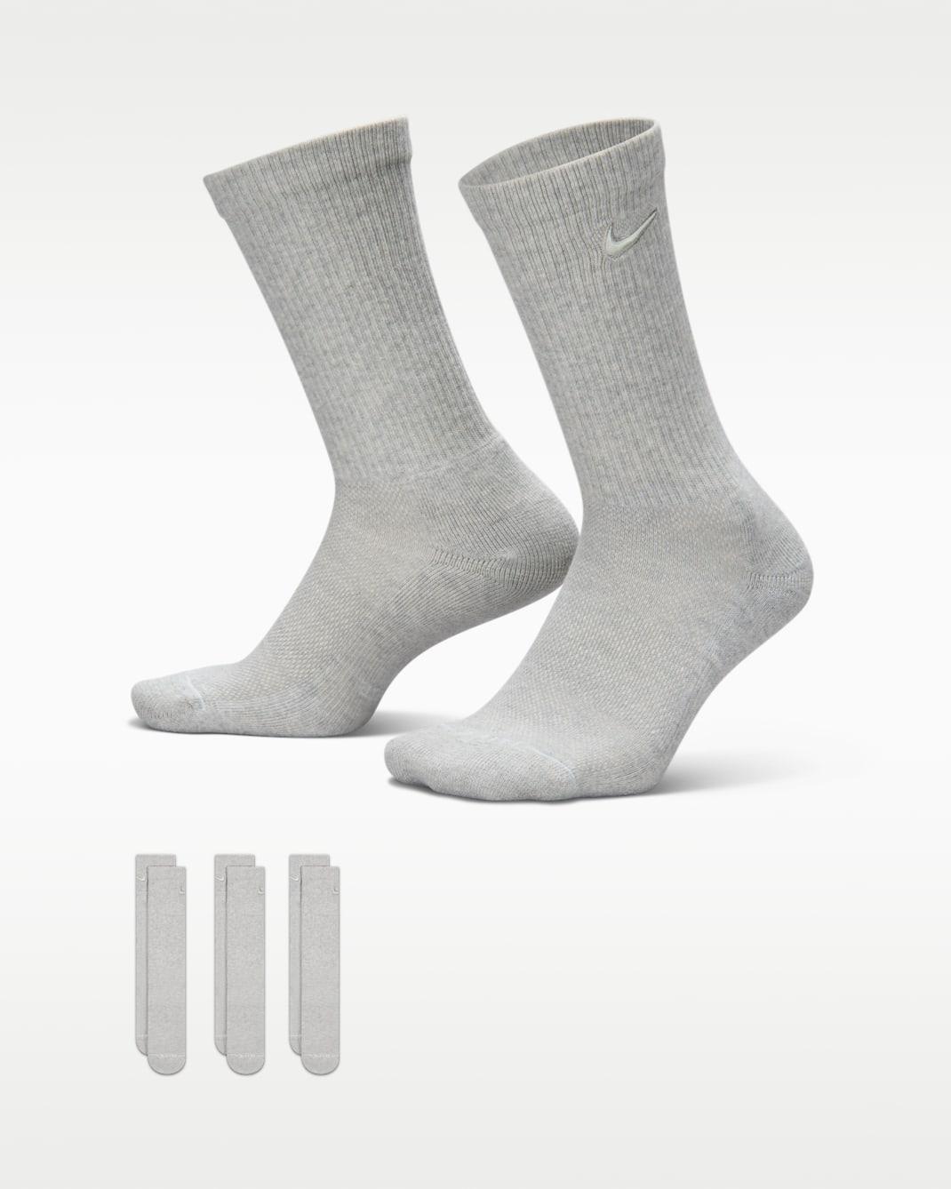 Nike Everyday Elevated Crew Socks (3 Pairs) - Multi-Color