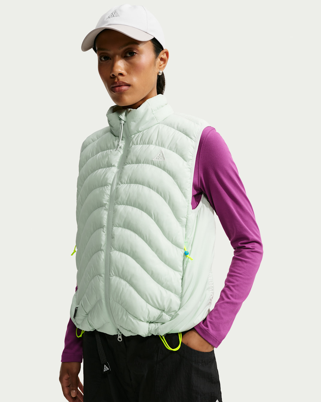 Chaleco Therma-FIT ADV para mujer ACG Lava Flow - Plata claro/Blanco cumbre