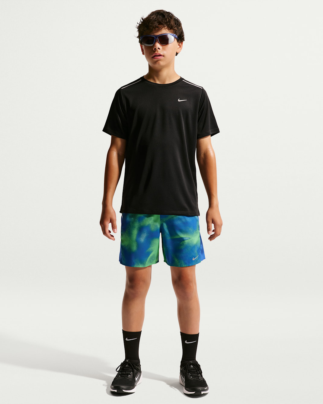 Nike Miler Big Kids' Dri-FIT Shorts - Game Royal/Game Royal
