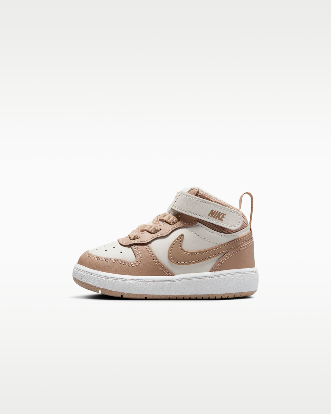 Tenis para bebé e infantil Nike Court Borough Mid 2 - Marfil pálido/Vela/Cáñamo