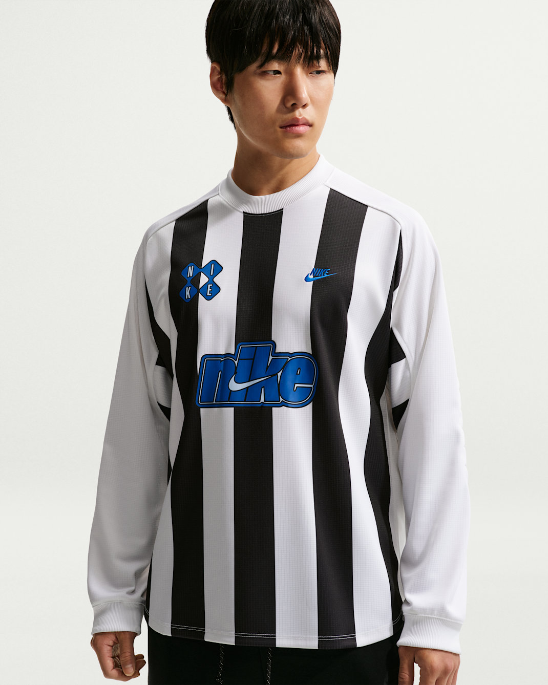 Nike Sportswear Club Men's Goalie Top - Black/White/Game Royal