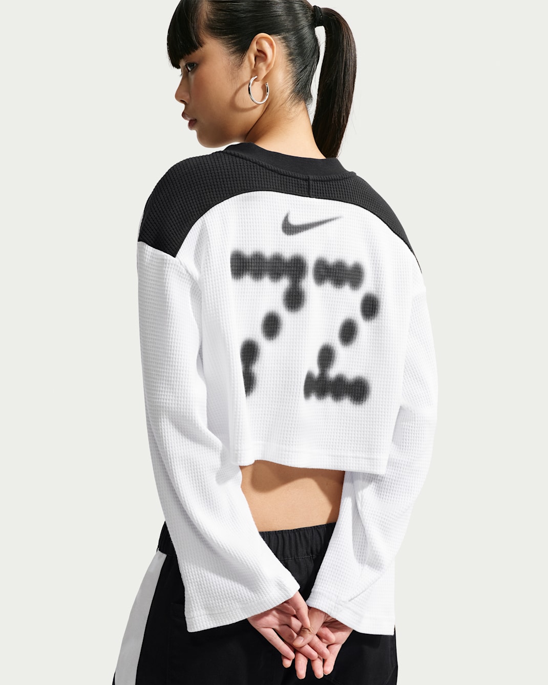 Nike Sportswear Women's Oversized Long-Sleeve Cropped Jersey