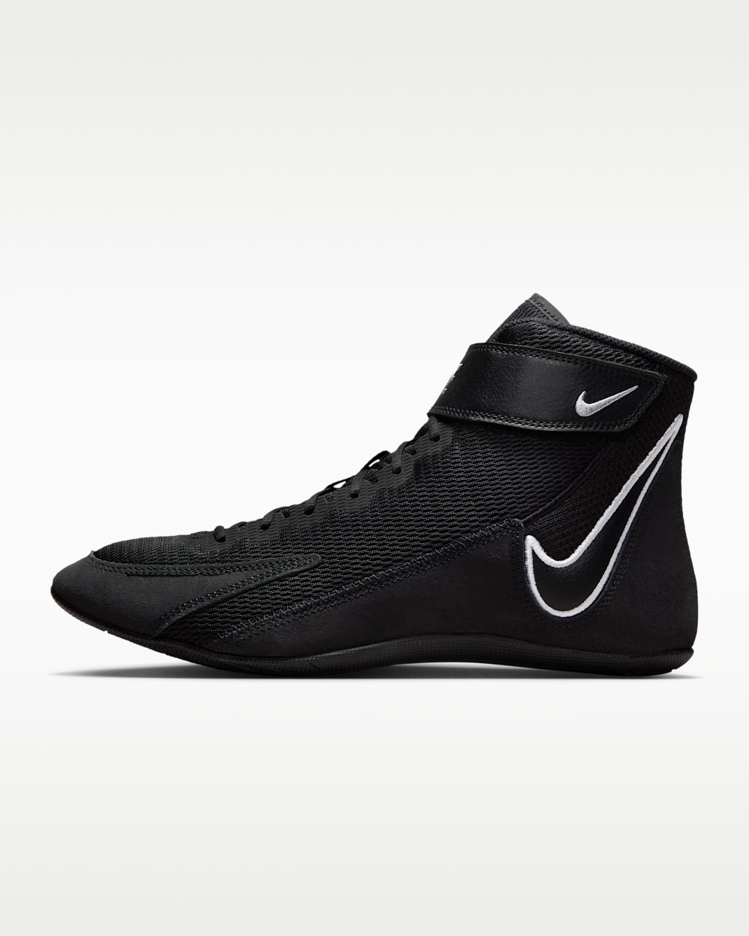 Nike Speedsweep 8 Wrestling Shoes - Black/Black/Wolf Grey/White
