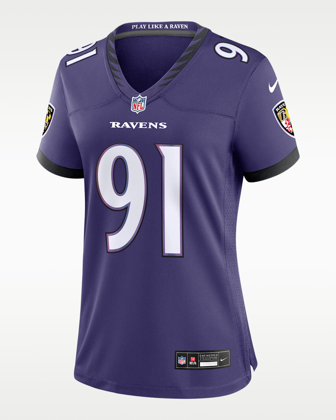 Trey Hendrickson Baltimore Ravens Women's Nike NFL Game Jersey - Purple