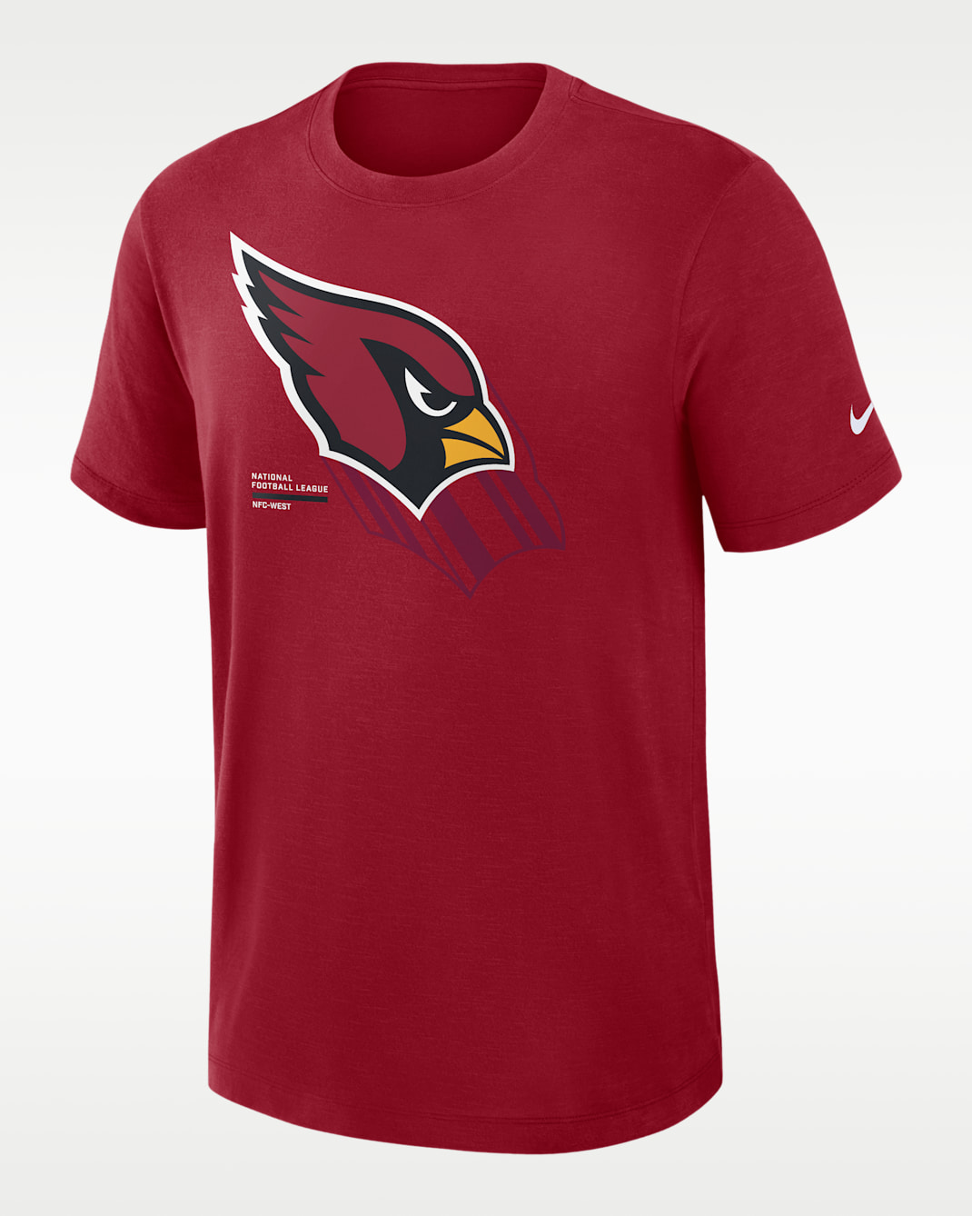 Arizona Cardinals Left End Run Men's Nike Dri-FIT NFL T-Shirt - Cardinal Red