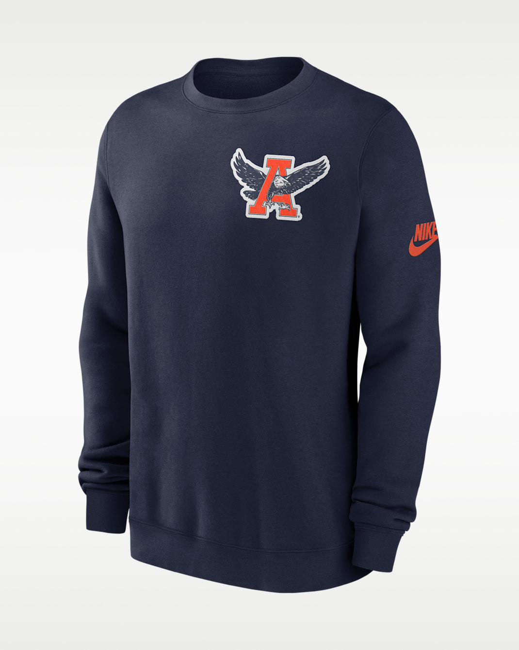 Auburn Legacy Men's Nike College Pullover Crew - Navy