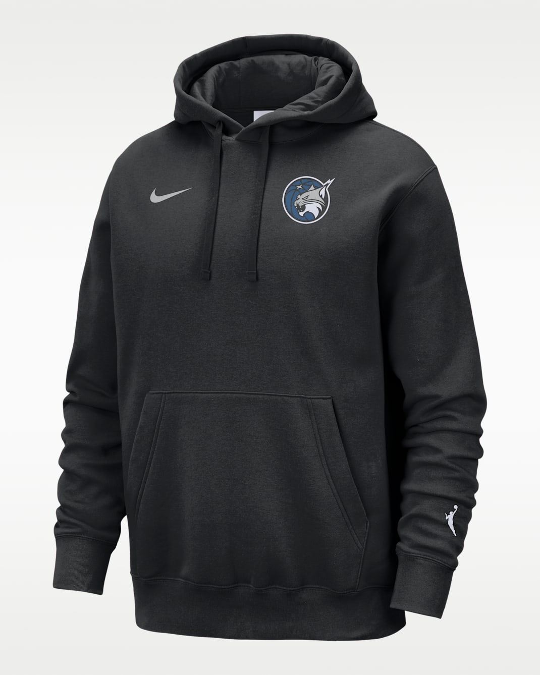 Sudadera con gorro WNBA para mujer Nike Minnesota Lynx - Negro/Blanco/Plata liso/Plata liso