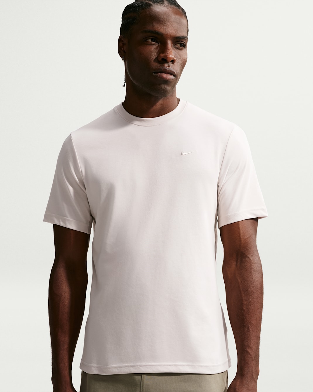 Nike Primary Men's Dri-FIT Short-sleeve Versatile Top - Light Orewood Brown/Light Orewood Brown