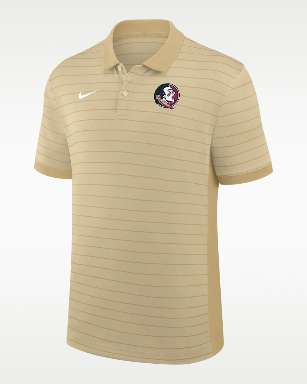 Florida State Sideline Victory Stripe Men's Nike Dri-FIT College Polo - Gold