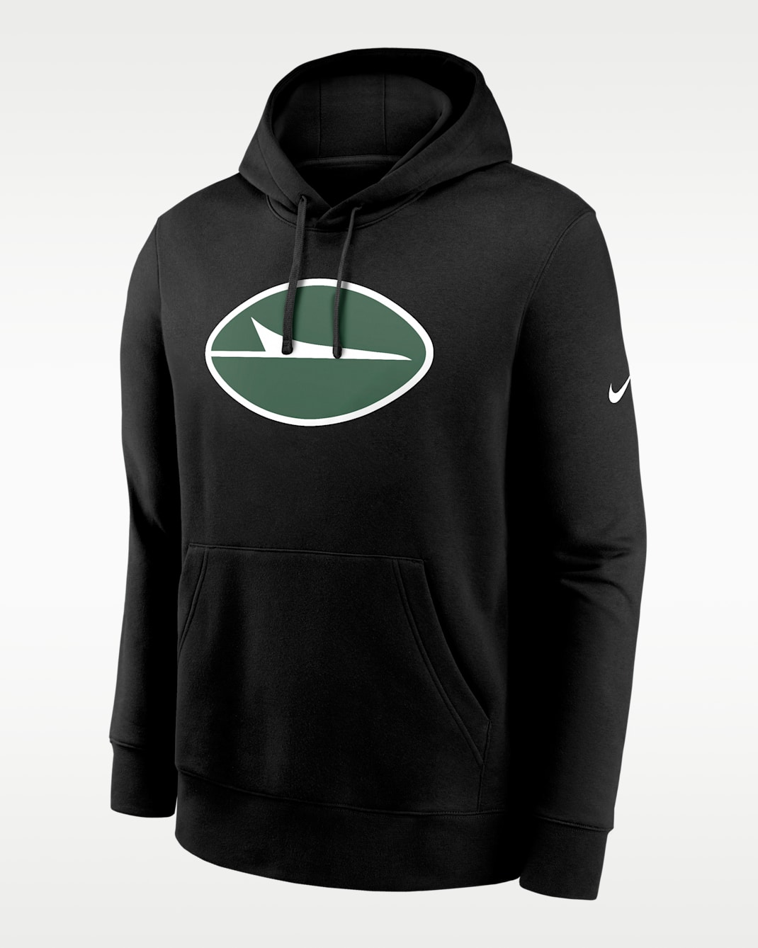 Sudadera con gorro sin cierre de la NFL Nike para hombre New York Jets Club Logo - Negro