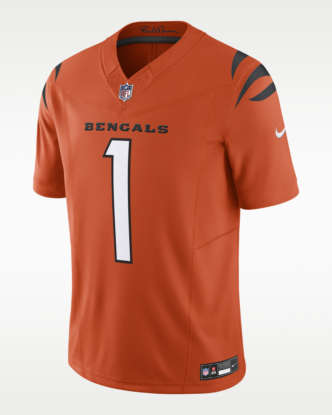 Jersey de fútbol americano Nike Dri-FIT de la NFL Limited para hombre Ja'Marr Chase Cincinnati Bengals - Naranja