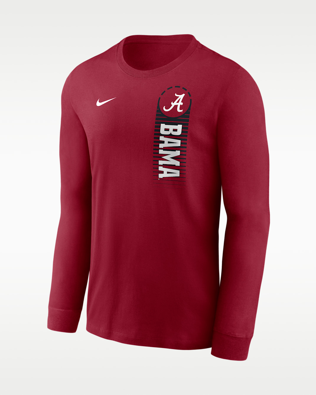 Alabama Primetime Men's Nike College Long-Sleeve T-Shirt - Team Crimson