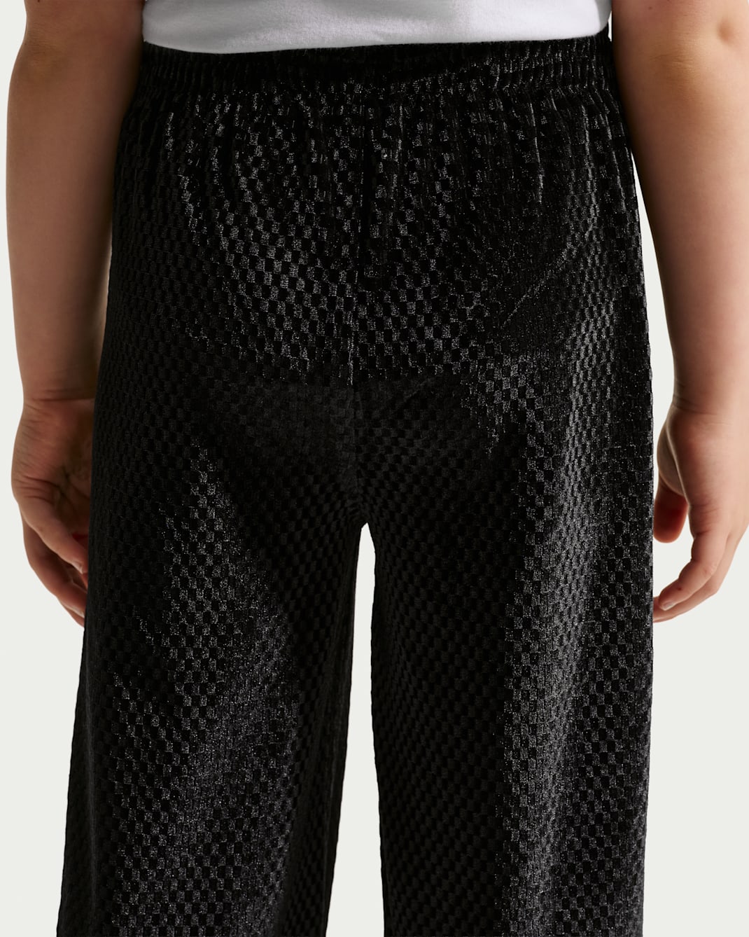 Nike Little Kids' Swoosh Sparkle 2-Piece Velvet Pants Set