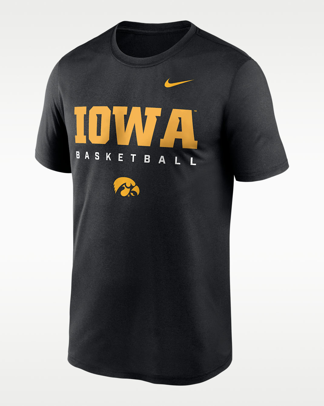 Iowa Courtside Basketball Legend Men's Nike Dri-FIT College T-Shirt - Black