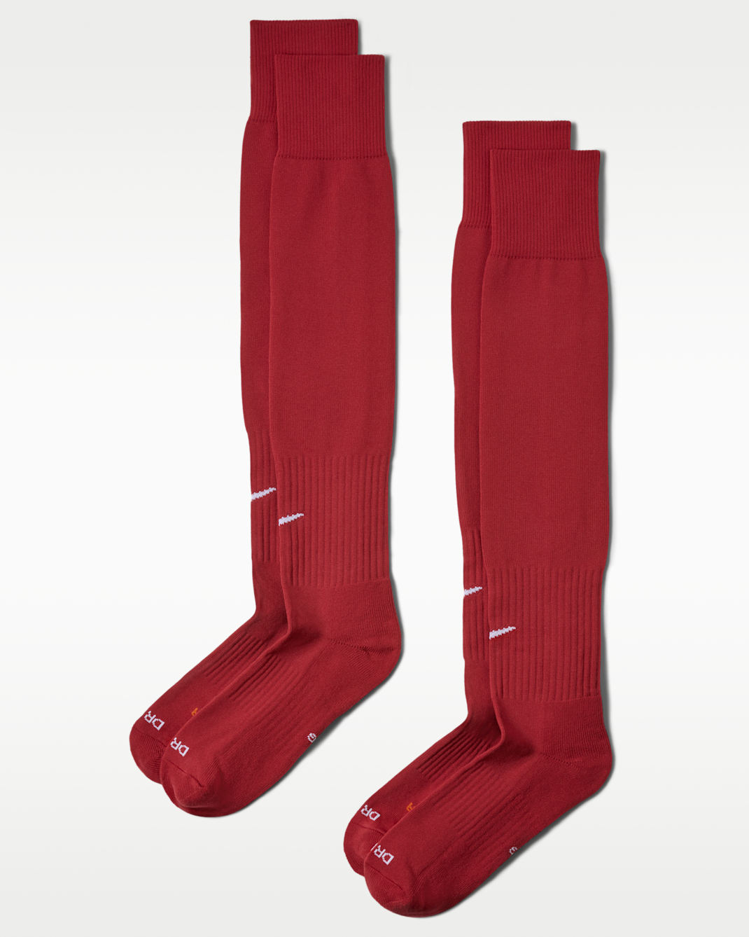 Calcetines de Béisbol/Softbol hasta la rodilla para niños (2 pares) Nike Swoosh Nike - Carmesí team/Blanco