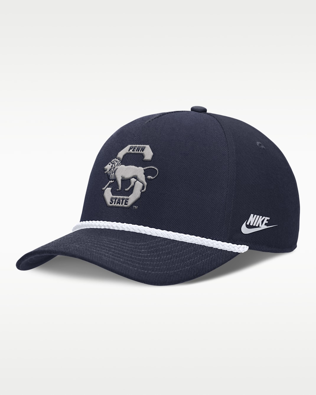 Penn State Legacy Basketball Rope Rise Men's Nike College Adjustable Hat - Navy