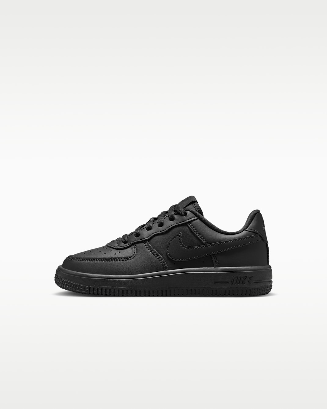 Nike Force 1 Low Younger Kids' Shoes - Black/Black/Black/Black