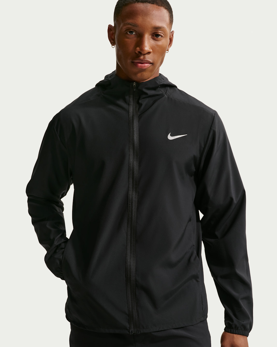 Nike Form Men's Dri-FIT Hooded Versatile Jacket - Black