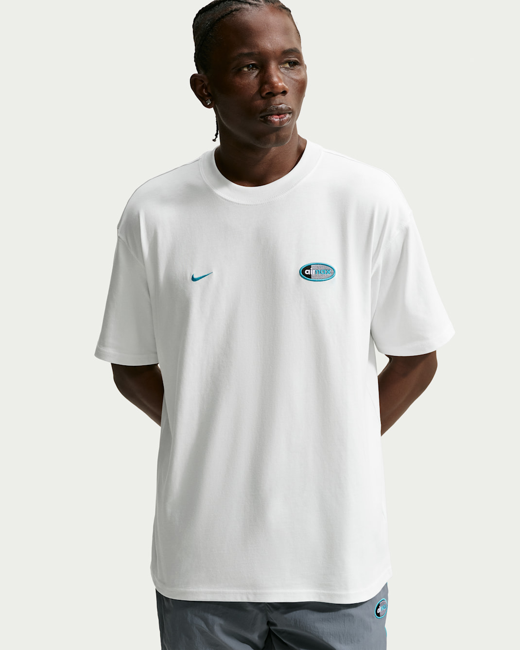 Nike Sportswear Men's T-Shirt - Summit White/Dusty Cactus