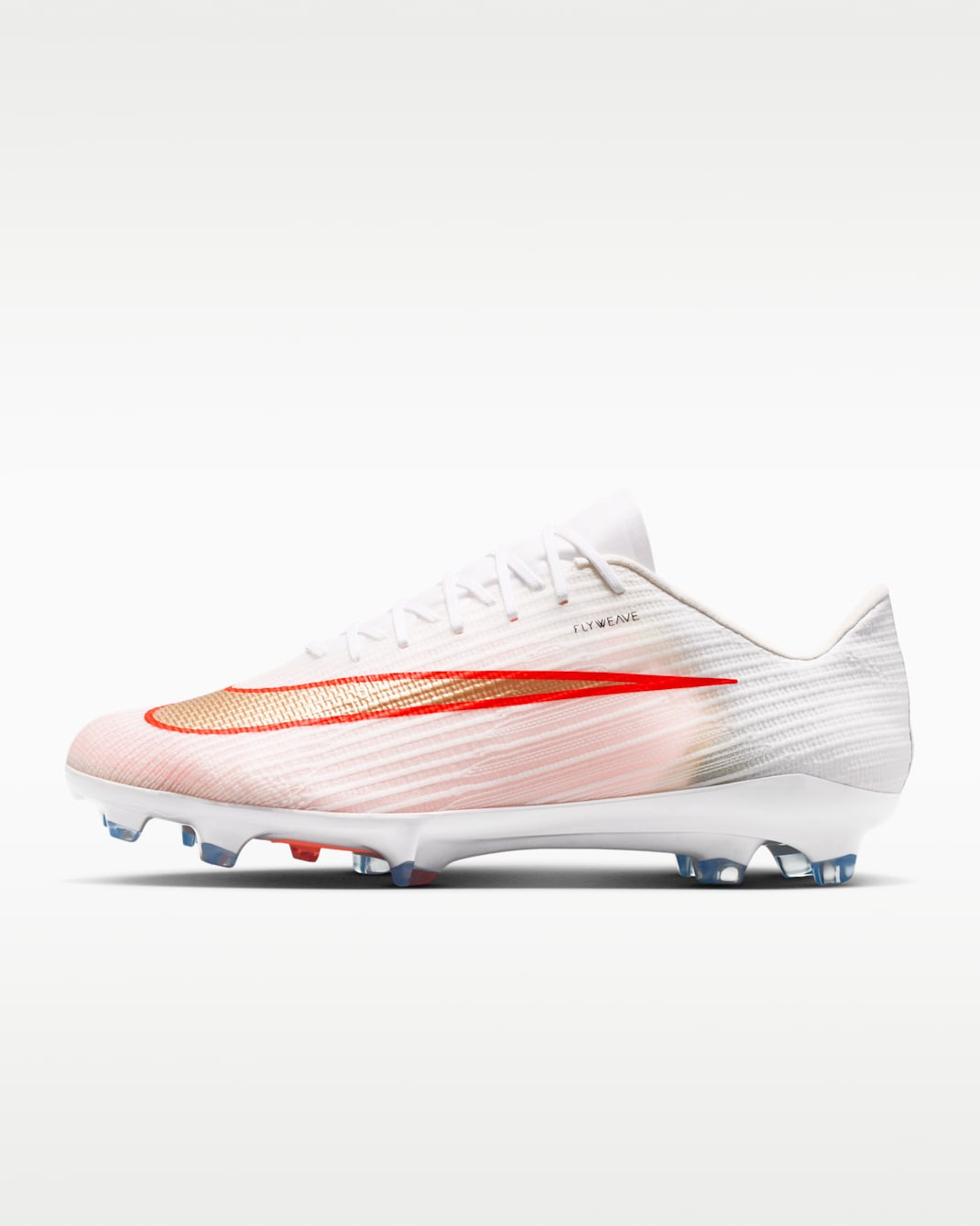 Tacos de futbol para terreno firme de corte low Nike Mercurial Superfly 11 Pro - Blanco/Carmesí brillante/Difuso