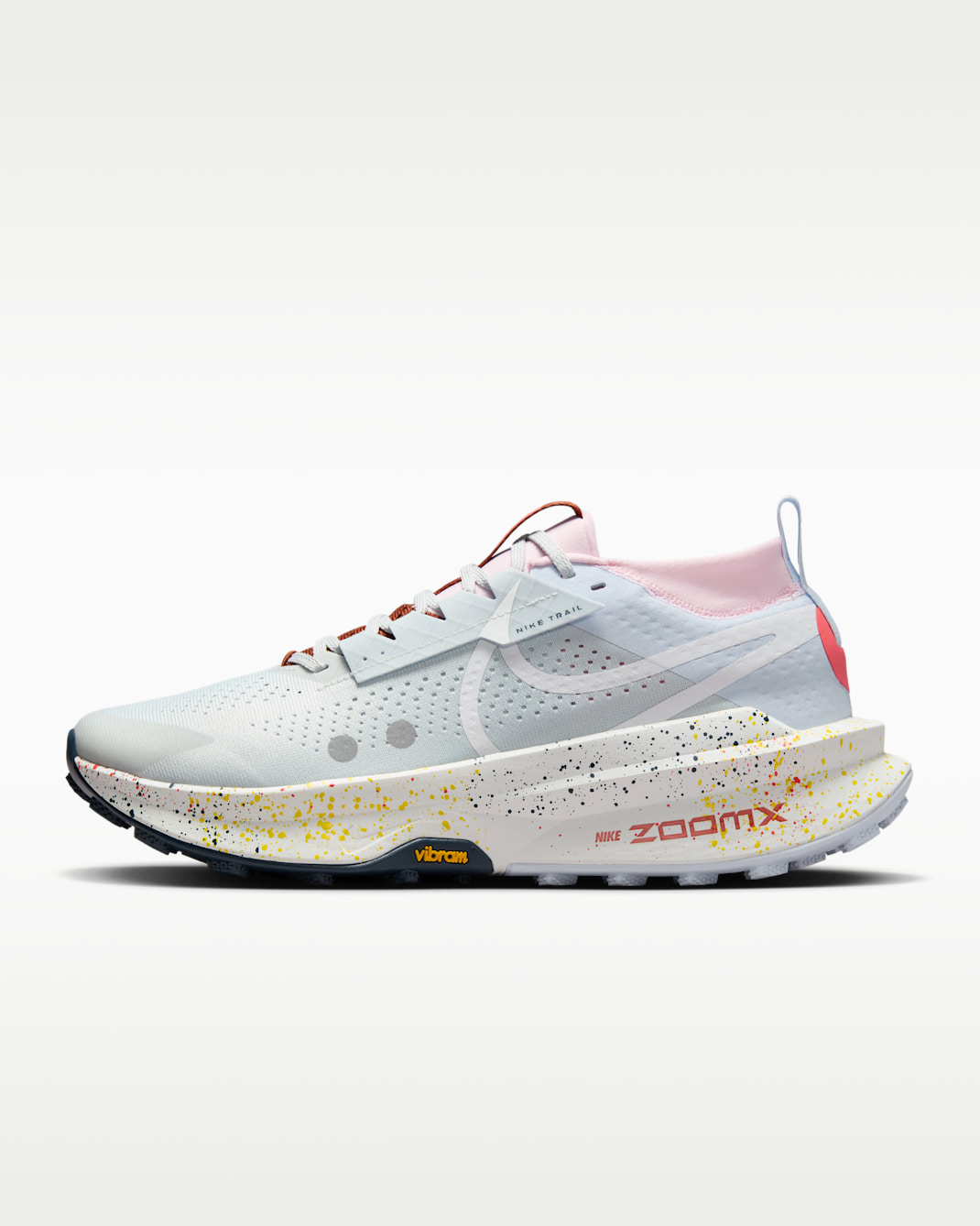 나이키 제가마 2 남성 트레일 러닝화 - 퓨어 플래티넘/풋볼 그레이/핑크 폼/화이트