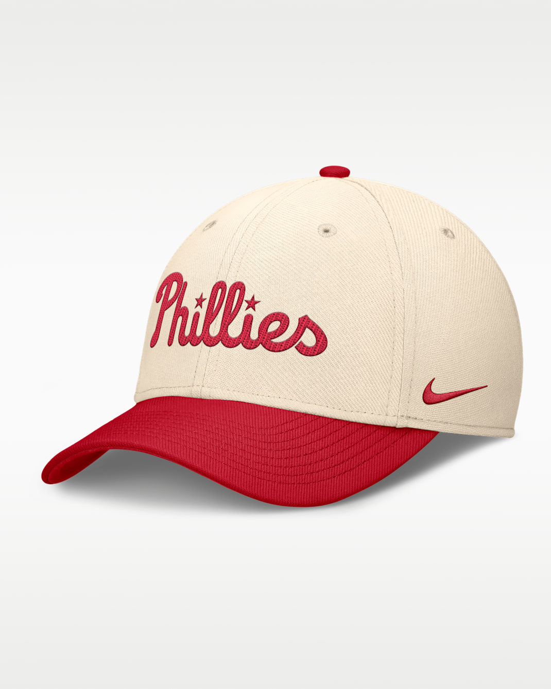 Philadelphia Phillies Statement Rise Swoosh Men's Nike Dri-FIT MLB Hat - Natural