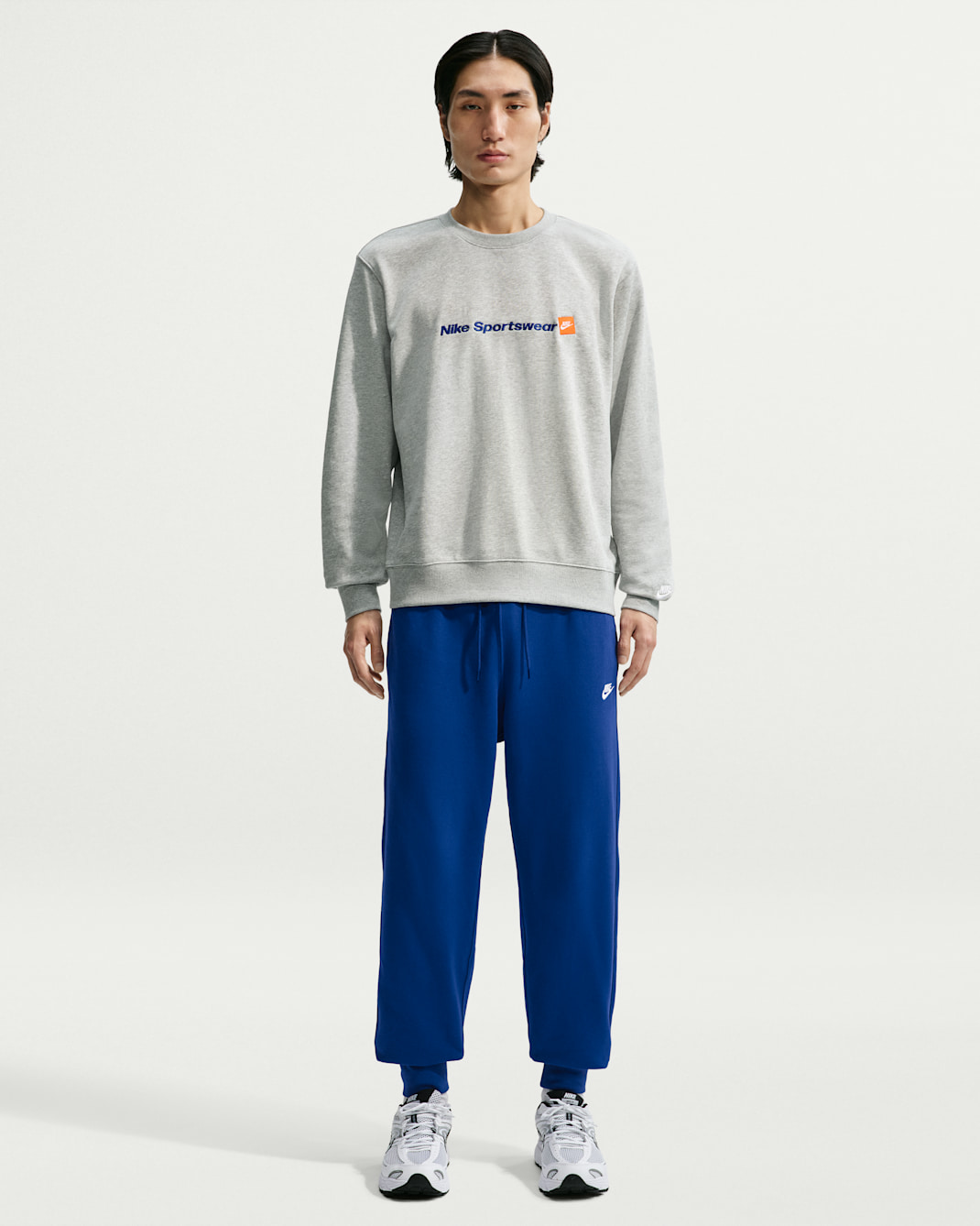 Joggers de French Terry para hombre Nike Club - Azul royal intenso/Azul royal intenso/Blanco