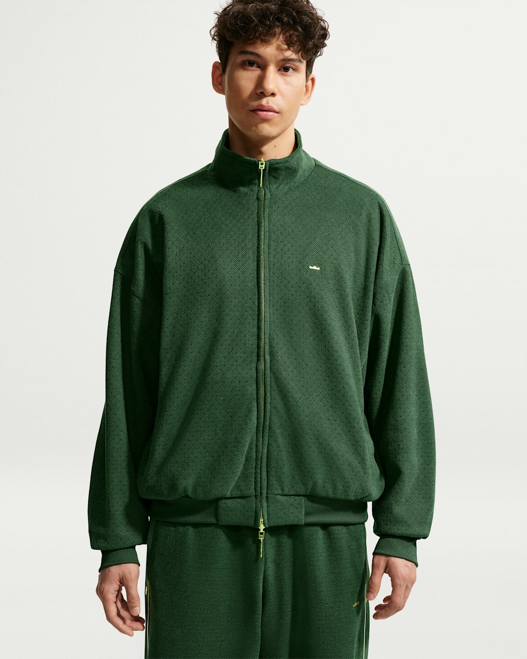 LeBron Men's Basketball Full-Zip Jacket - Fir/Light Orewood Brown/Fir