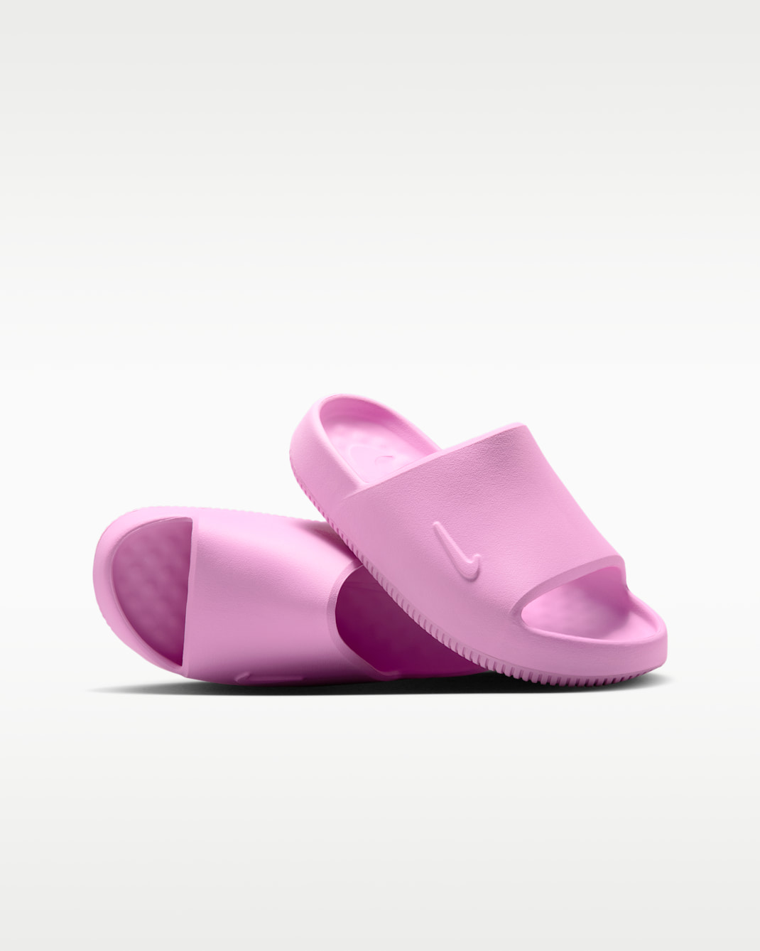 Nike Calm 2.0 Older Kids' Slides - Pink Rise/Pink Rise