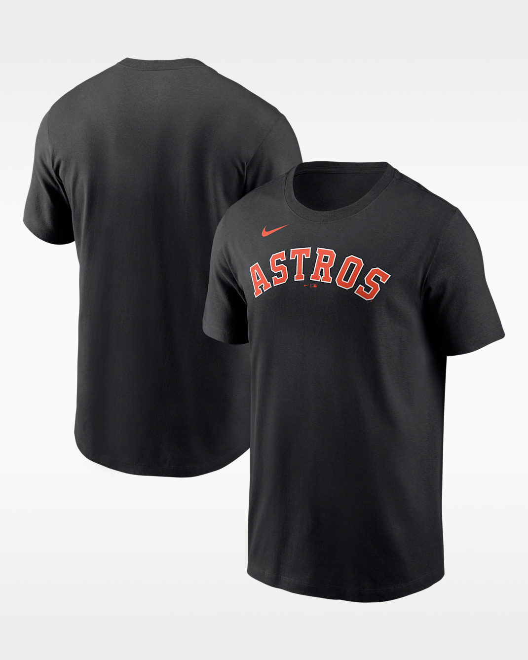 Playera de manga corta Nike de la MLB para hombre Houston Astros - Negro