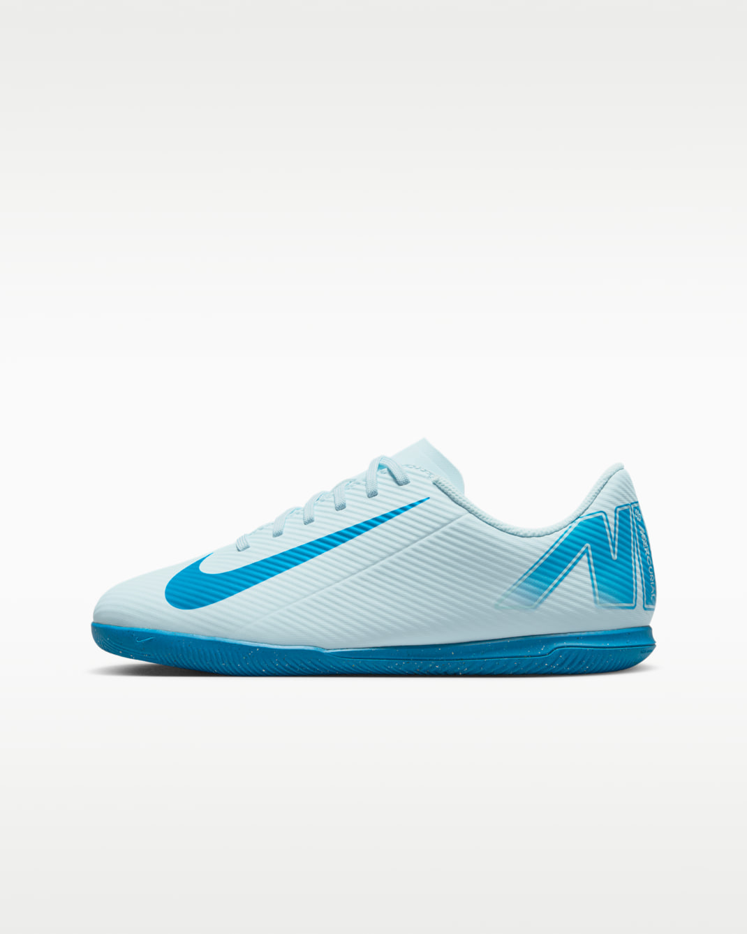 Nike Jr. Mercurial Vapor 16 Club Younger/Older Kids' Indoor Court Low-Top Football Shoes - Glacier Blue/Blue Orbit