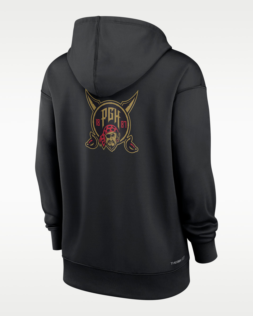 Pittsburgh Pirates Authentic Collection City Connect Women's Nike Therma MLB Pullover Hoodie