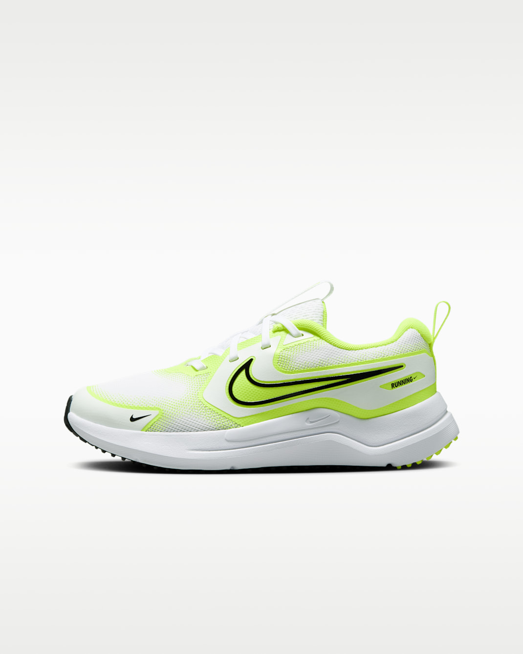 Scarpa da running su strada Nike Cosmic Runner – Ragazzo/a - Bianco/Volt/Nero