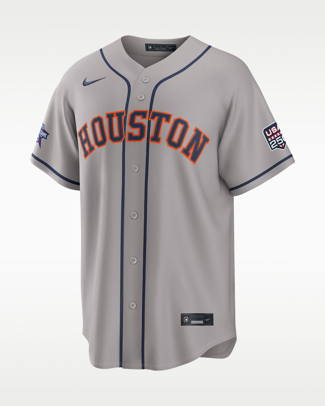 Yordan Alvarez American League 2026 All-Star Game Men's Nike MLB Replica Jersey - Grey