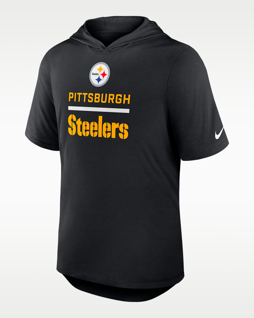Playera Nike Dri-FIT de la NFL con gorro para hombre Pittsburgh Steelers - Negro