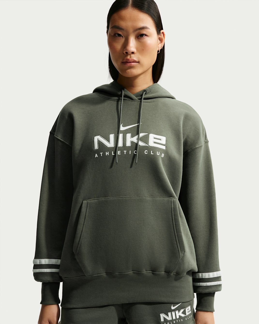 Nike Sportswear Phoenix Fleece Oversized hoodie voor dames - Cargo Khaki
