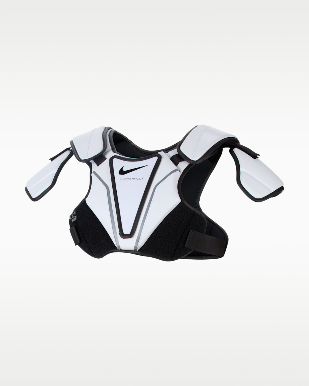 Hombrera de lacrosse para hombre Nike Vapor Select 2.0 - Blanco