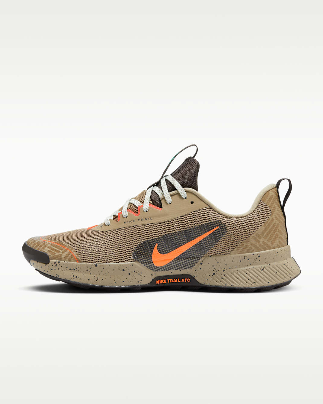 Nike Juniper Trail 3 男款越野跑鞋 - Khaki/Velvet Brown/Vintage Coral/Hyper Crimson
