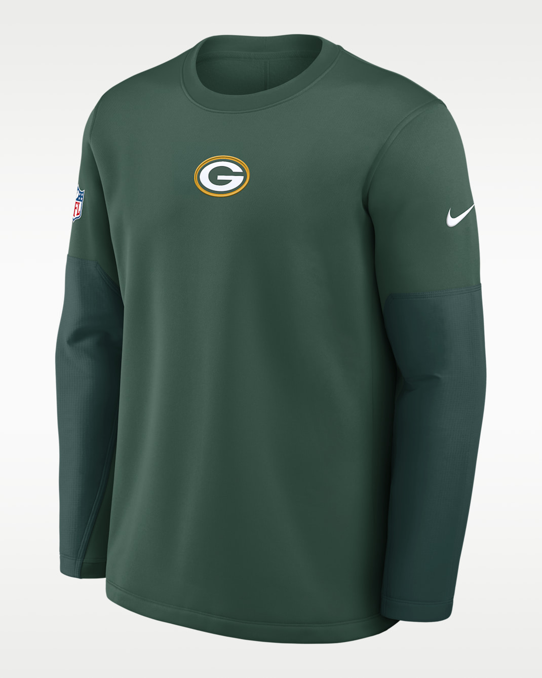 Green Bay Packers Scripted To Win Sideline Coach Men's Nike Therma-FIT NFL Long-Sleeve T-Shirt - Green