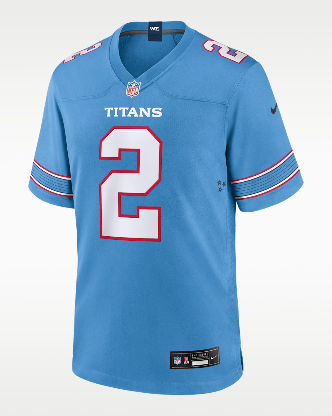 Tyjae Spears Tennessee Titans Men's Nike NFL Game Jersey - Light Blue