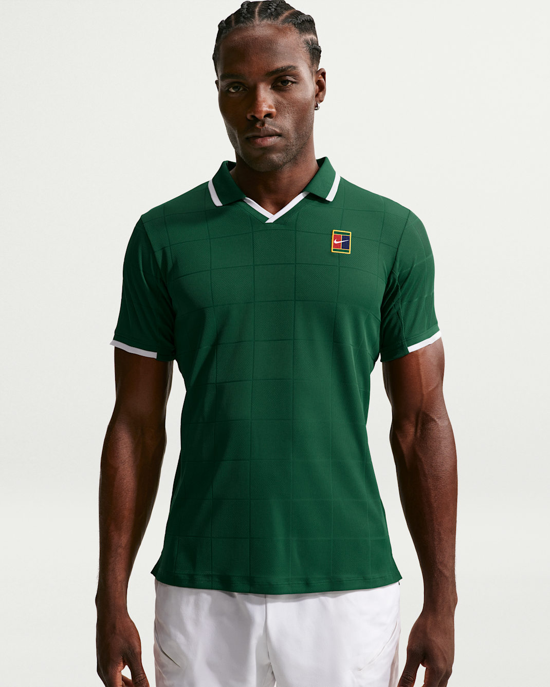 NikeCourt Slam Men's Dri-FIT ADV Tennis Polo - Gorge Green