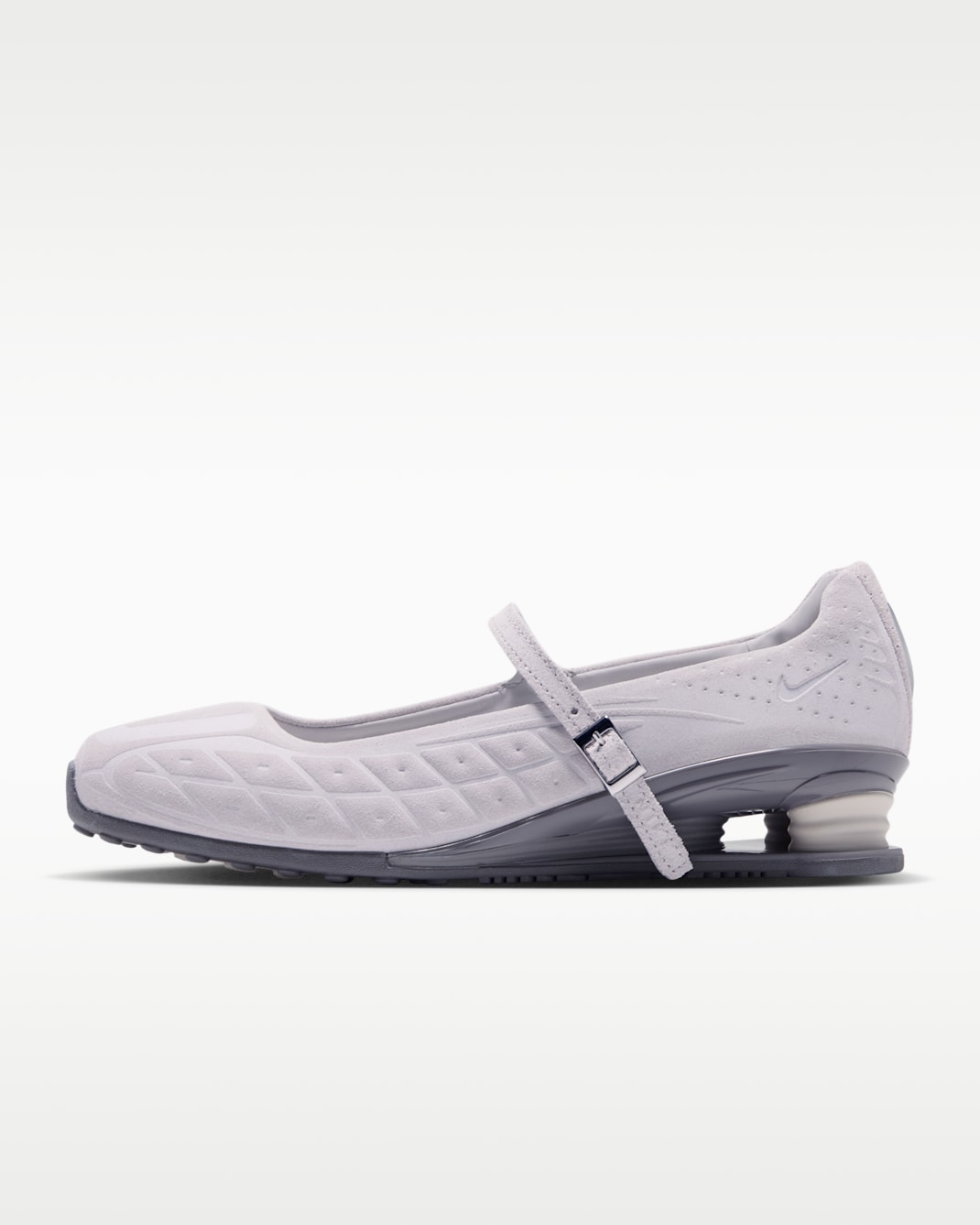 Tenis para mujer Nike Shox Z Calistra - Gris vasto/Punta de Lápiz/Plata metalizado/Gris vasto