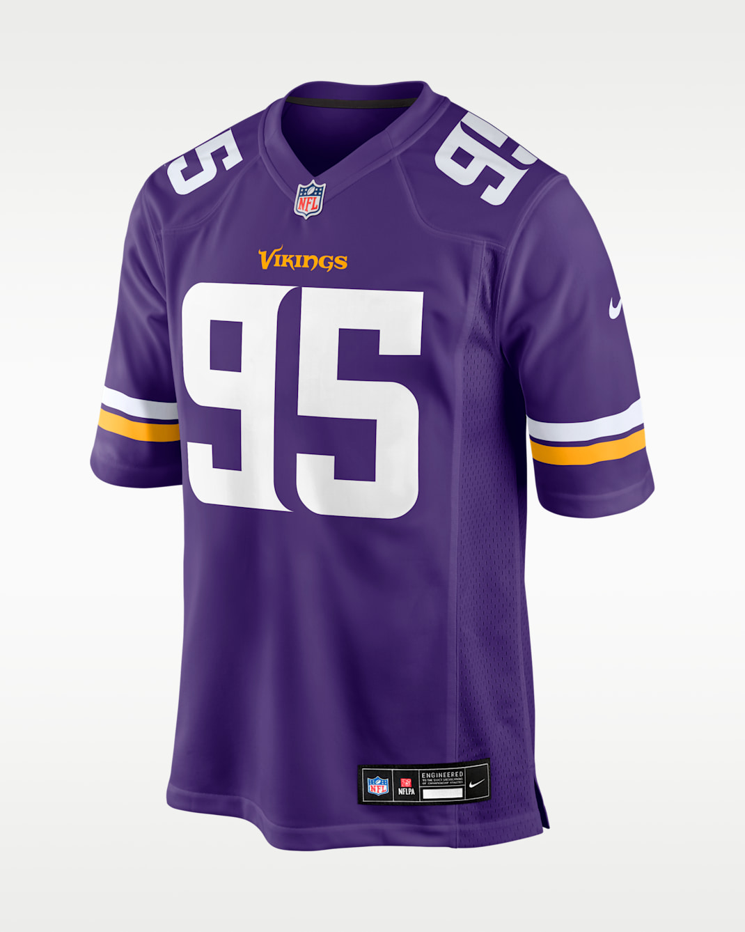 Jersey Nike de la NFL Game para hombre Caleb Banks Minnesota Vikings - Morado