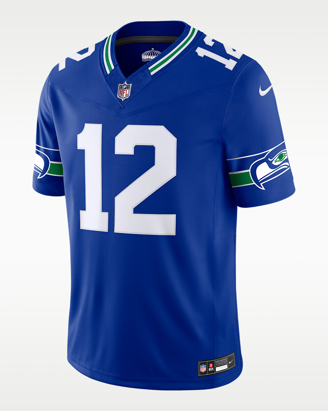 12s Seattle Seahawks Men's Nike Dri-FIT NFL Limited Jersey - Royal