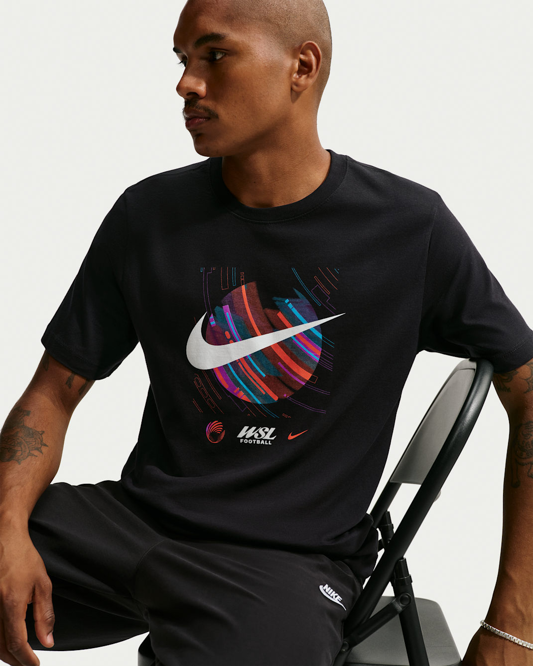 T-shirt in cotone a manica corta Nike WSL – Uomo T-shirt in cotone a manica corta Nike – Uomo - Nero