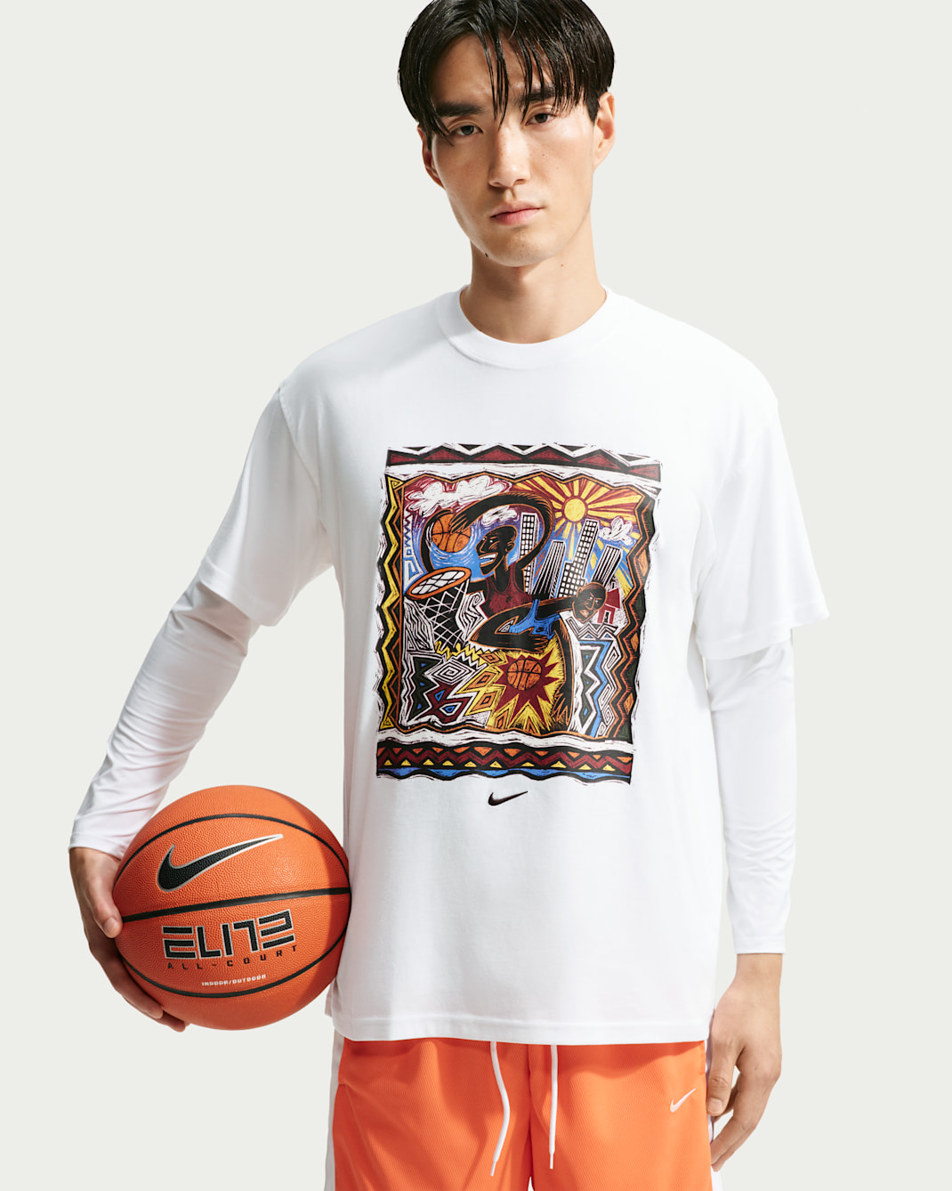 Nike Men's Basketball T-Shirt - White