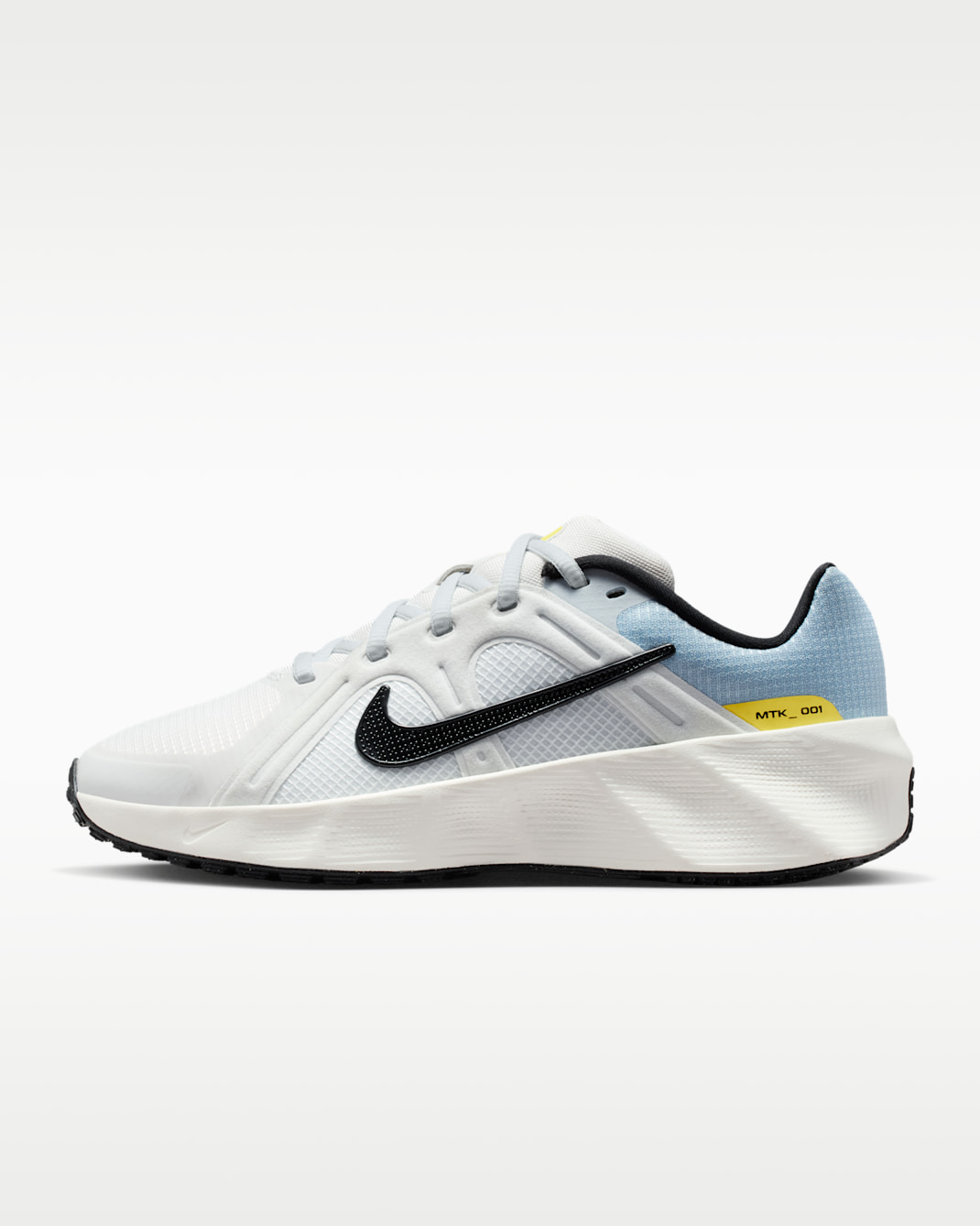 Sko Nike Metro Tek för kvinnor - Summit White/Off White/Light Armory Blue/Svart